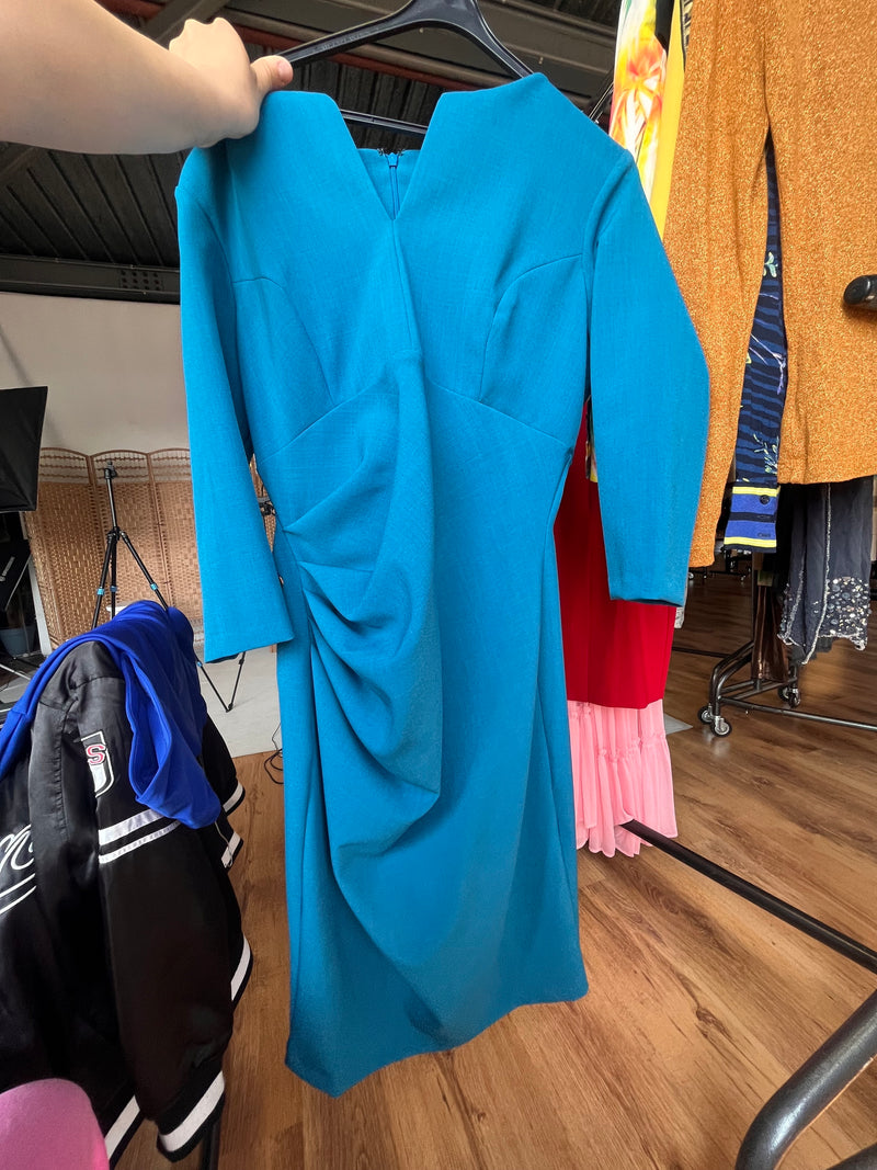 LANGE JURK BLAUW EFFEN