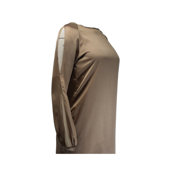 TOP LANGE MOUWEN BEIGE