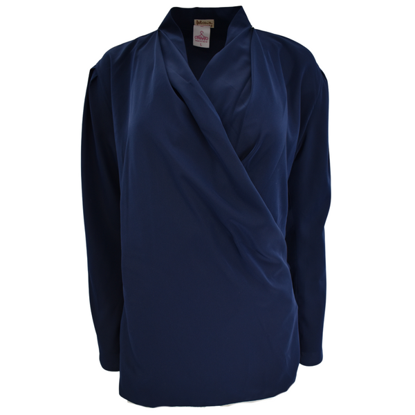 TOP LANGE MOUWEN BLAUW