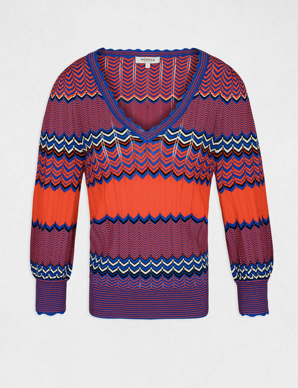 TRUI V-NECK MISSONI STYLE PAARS